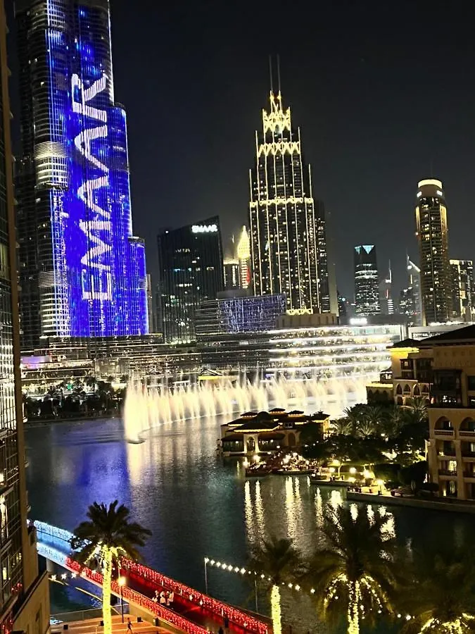 Stylish 2-Bed Apt Burj Khalifa And Fountain Views Dubai 0*,